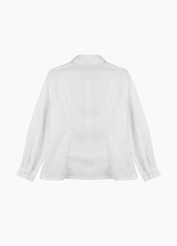Белая однотонная блузка Deloras демисезонная