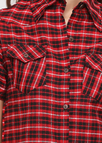 Красная кэжуал рубашка в клетку JJF