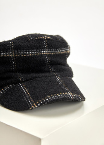 Шляпа DeFacto кепи чёрная кэжуал полиэстер