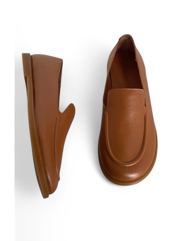 Vanessa Туфли лоферы коричневый з натуральная кожа, турция — демисезон (327842035)