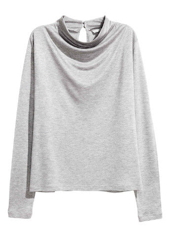 Светло-серый демисезонный свитер джемпер H&M