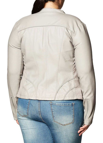 Серая демисезонная куртка косуха Guess