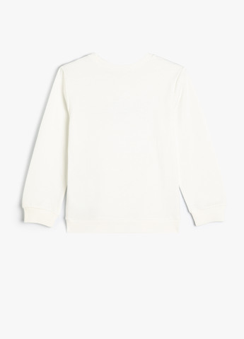 KOTON світшот панда молочний кежуал бавовна