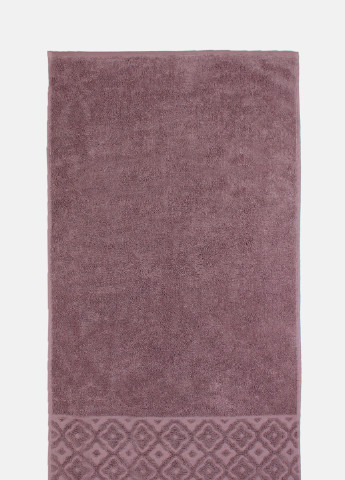 Bulgaria-Tex полотенце махровое lima, жаккардовое, с бордюром, пепел розы, размер 50x90 cm темно-розовый производство - Болгария