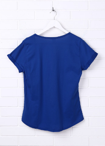 Темно-синяя летняя футболка Трикомир