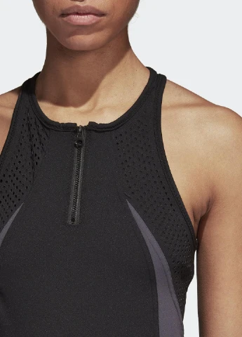 Чорна спортивна сукня adidas однотонна
