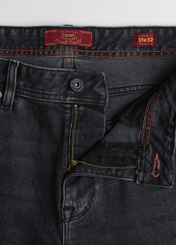 Темно-серые демисезонные зауженные джинсы Colin's