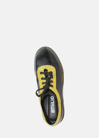 Туфли REA-26 Черный-желтый Emilio