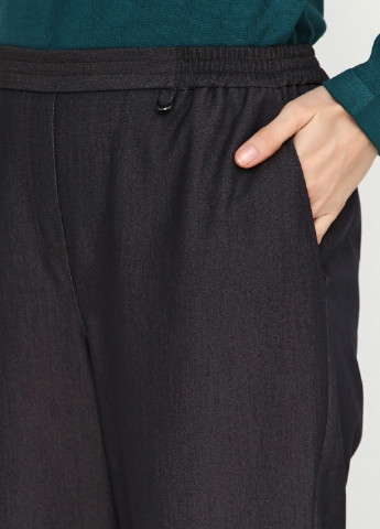 Темно-серые классические демисезонные прямые брюки Brandtex Collection