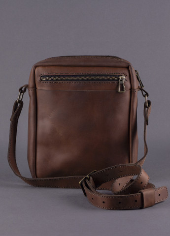 Мужская сумка через плечо - Натуральная итальянская кожа (Размеры 27х21х7 см) - Коричневая (nas180302) Anchor Stuff messenger (252338979)