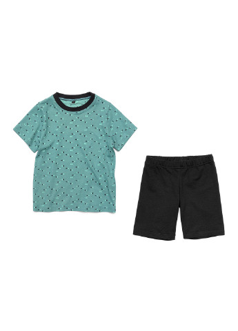 Светло-бирюзовый летний комплект (футболка, шорты) ArDoMi