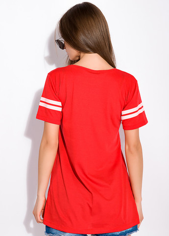 Червона літня футболка Time of Style