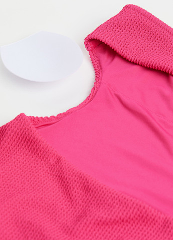 Малиновый летний купальник слитный H&M