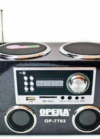 Портативная колонка радиоприемник Opera OP-7703 USB, SD, FM радио, ДУ XPRO (253474891)