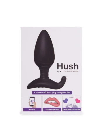 Анальна смарт вібропробка Hush, розмір L Lovense (251880015)
