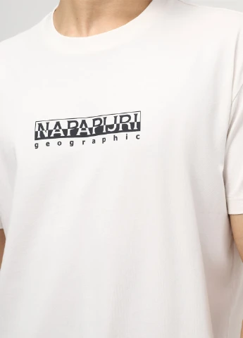 Біла футболка Napapijri