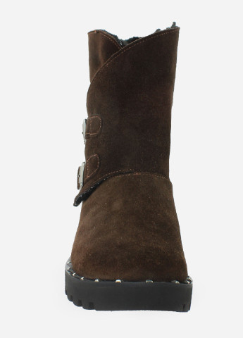 Зимние ботинки rg18-55941-11 коричневый Gampr из натуральной замши