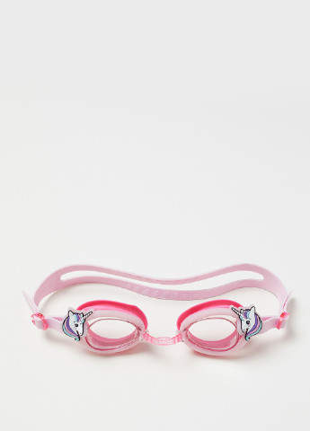 Очки для плавания H&M однотонное розовое
