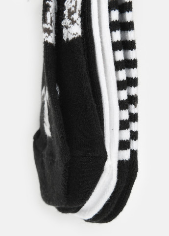 Чорно-білі шкарпетки (4 шт) C&A однотонні (250056457)