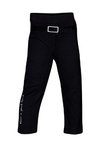 Черные кэжуал демисезонные прямые брюки Wojcik
