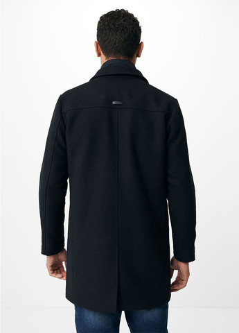Черное демисезонное Пальто однобортное Mexx
