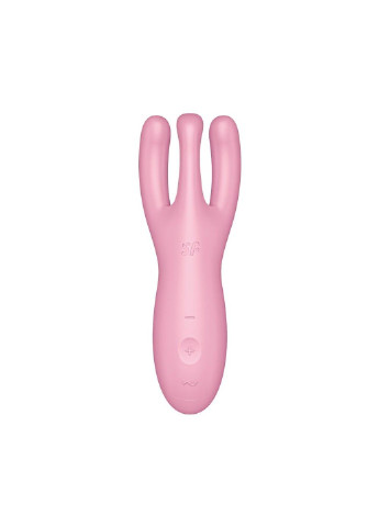 Клиторальный смарт вибратор Threesome 4 Pink с тремя пальчиками Satisfyer (253906344)