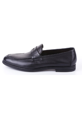 Черные мужские классические туфли 195098 Cosottinni без шнурков