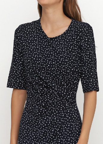 Темно-синее кэжуал платье футляр Whistles с рисунком