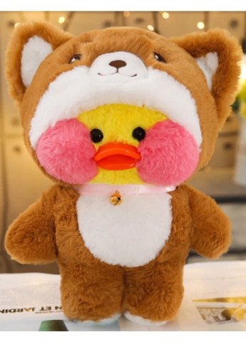 Мягкая детская плюшевая игрушка утка Лалафанфан 30 см (473597-Prob) В костюме лисички Unbranded (255413128)