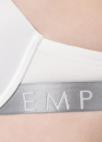Білий бюстгальтер Emporio Armani з кісточками поліамід
