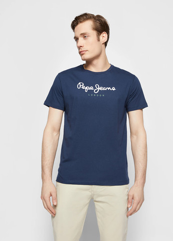 Синяя футболка Pepe Jeans London