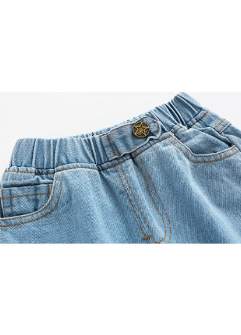 Голубые демисезонные джинсы No Brand