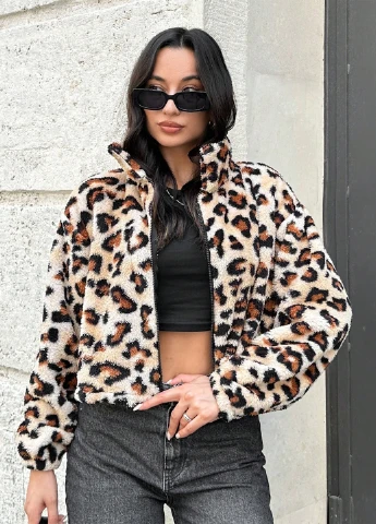 Бежевая демисезонная куртка SHEIN