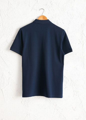 Темно-синяя футболка-поло для мужчин LC Waikiki однотонная