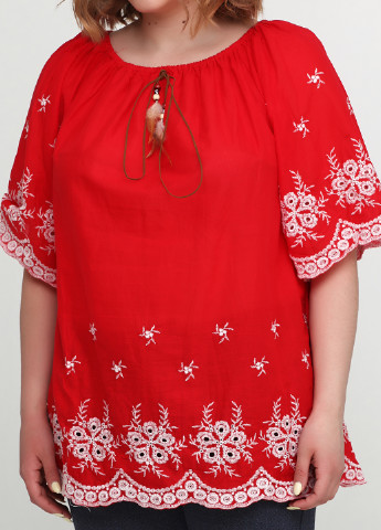 Червона літня блуза Christy & Sury
