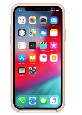 Чехол Silicone Case without Logo (AA) для Apple iPhone XS Max (6.5') Розовый / Pink Sand (is_00000032492_7) Epik (229727789)