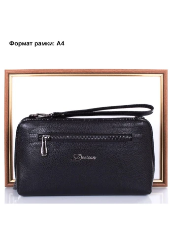 Жіноча шкіряна сумка-клатч 24х14х6 см Desisan (232988757)
