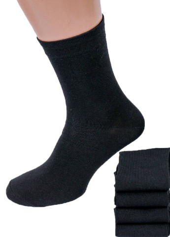Шкарпетки чоловічі чорні Milano AV001-17. Упаковка 12 пар. Розмір 41-45. Dukat (215474760)