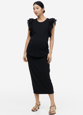 Чорна демісезонна блуза для вагітних H&M