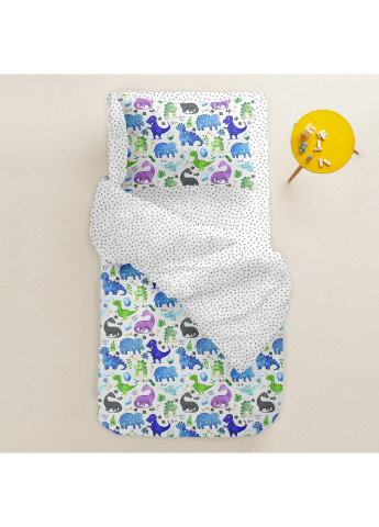 Підковдра полуторна DINO COLOR GREY BLOTS (155х215 см) Cosas (250544393)