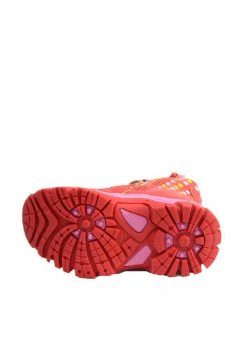 Светло-красные спортивные зимние ботинки Clibee