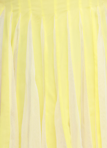 Желтое кэжуал платье клеш Asos однотонное