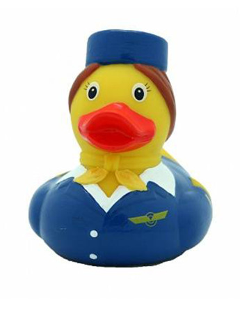 Іграшка для купання Качка Стюардеса, 8,5x8,5x7,5 см Funny Ducks (250618743)