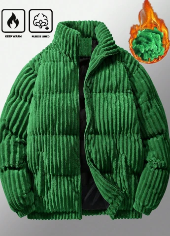 Зеленая демисезонная куртка SHEIN