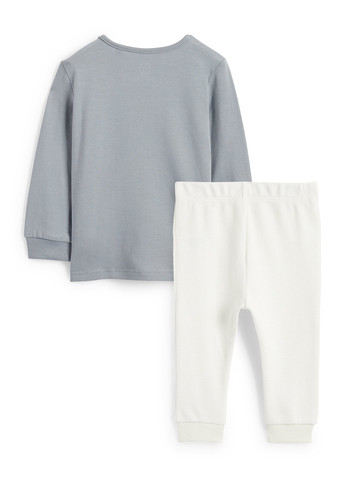 Комбинированная всесезон пижама (лонгслив, брюки) лонгслив + брюки C&A