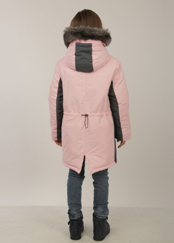 Рожева зимня куртка DiMax