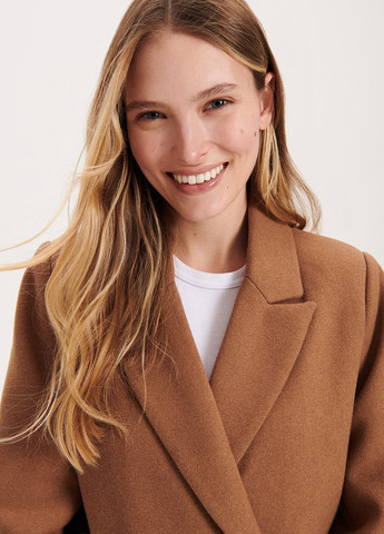 Охра демісезонне Пальто двобортне Reserved