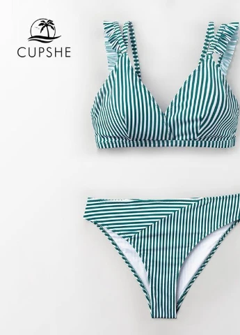 Комбинированный летний купальник CUPSHE