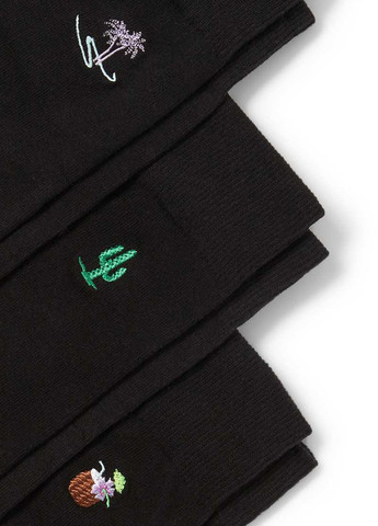 Чорні шкарпетки (3 пари) C&A однотонні (341560705)