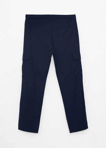 Темно-синие кэжуал демисезонные зауженные брюки LC Waikiki